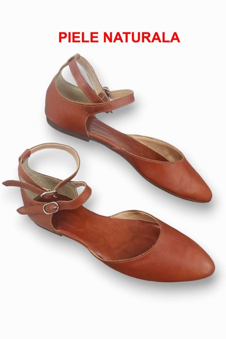 Balerini piele naturala