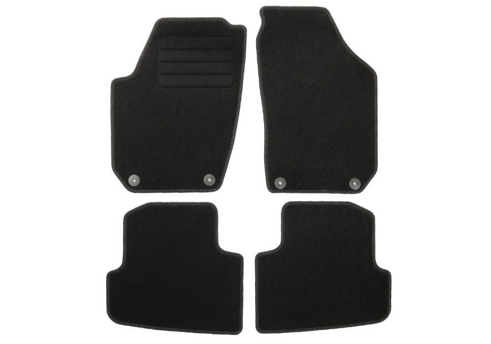 4бр. Мокетни стелки за Skoda Fabia II / Шкода Фабиа 2 2006 - 2014