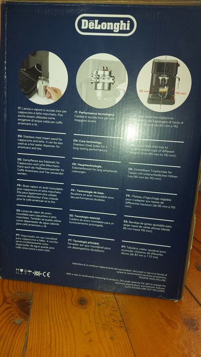 Чисто нова кафемашина DeLonghi Stilosa EC230-BK.