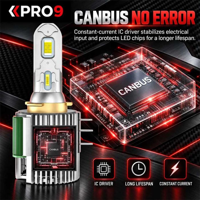 LED крушки H15 130W 6000K 12-24V 2 ГОДИНИ ГАРАНЦИЯ