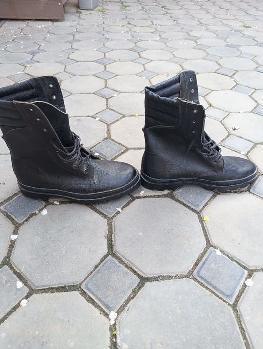 Новые кожаные берцы