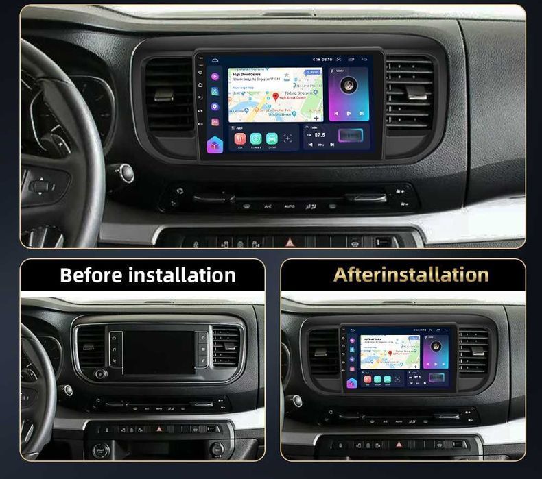 Citroen Jumpy 3 - Peugeot Expert 3  Мултимедия Навигация Android