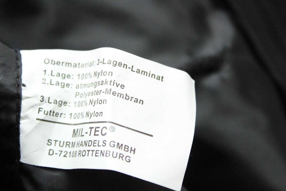 MIL-TEC - водоустойчиво тактическо яке, размер L