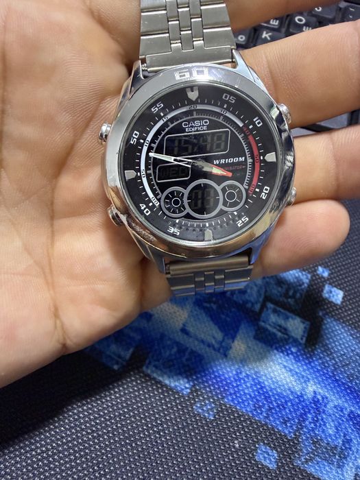 Casio Edifice EFA-115D-1A1 с хронографом
