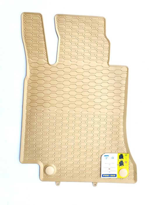 Covorașe cauciuc bej/crem pentru Mercedes C klassa W205