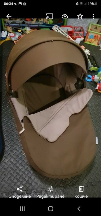 Количка,зимен и летен кош,чувалче и стол за кола Stokke с isofix base