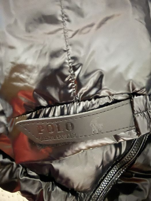 Geaca Polo Ralph Lauren - Black Glossy Puffer - L