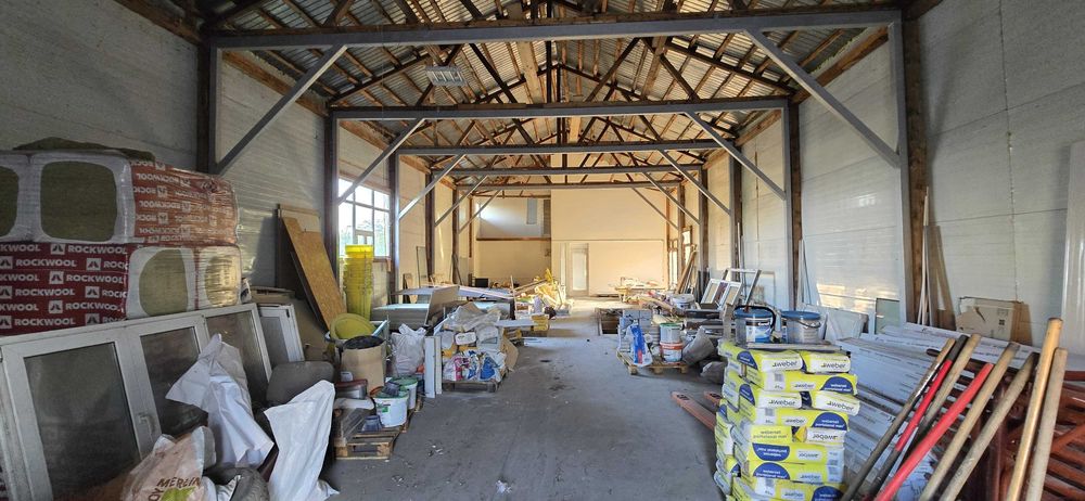 Hală + Casă + TEREN GENEROS de închiriat