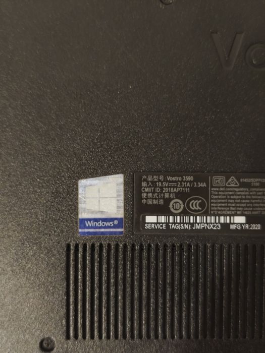 Laptop Dell Vostro 15 3000 (i5 10th, 16 RAM, 256 SSD) + Windows 11 Pro