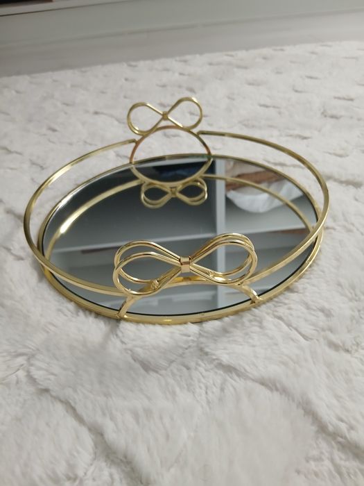 Tavă decorativa cu oglindă