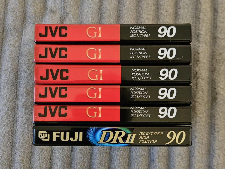 6 Casete Audio JVC Fuji