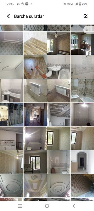 Маляр абой таркет ишларини киламиз