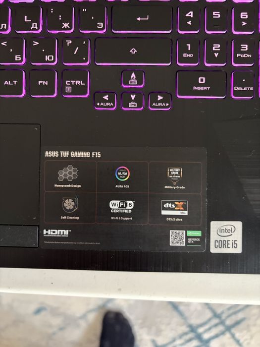 Продам игровой ноутбук Asus Tyf gaming
