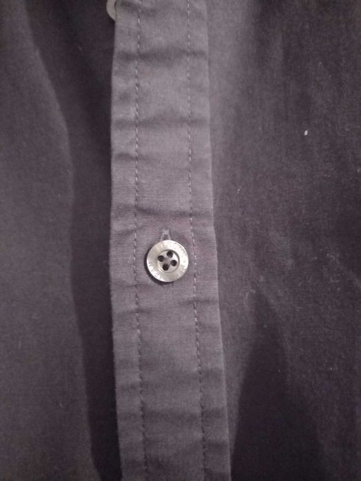Cămașă originală Pepe Jeans, neagră,  mărimea L