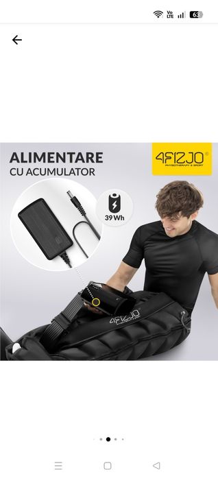 Fizio4  Aparat masaj pe perne de aer