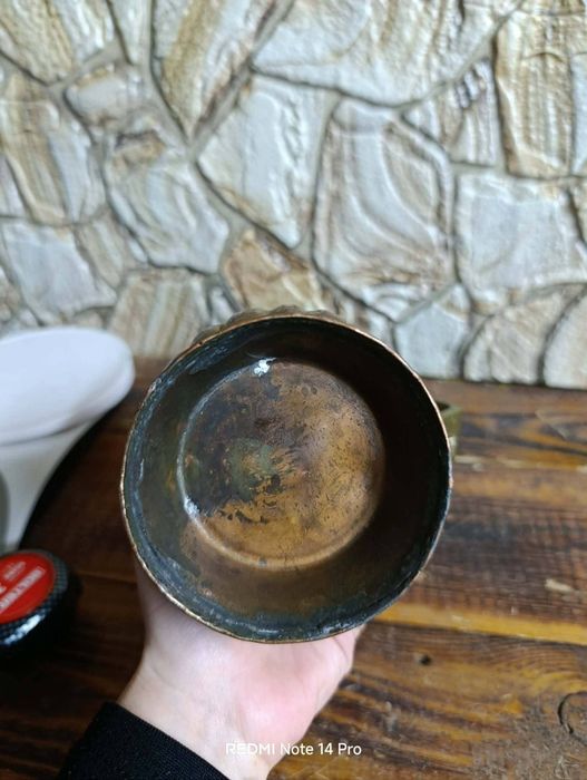 Vintage Ръчно изработена медна кана