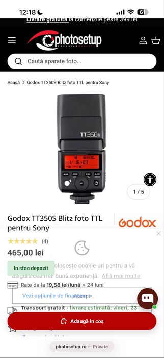 Sony ZV-E10 + Kit Lens + Flash Godox