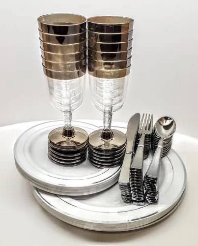 Одноразовая посуда премиум сегмента для вечеринок, банкетов, свадеб