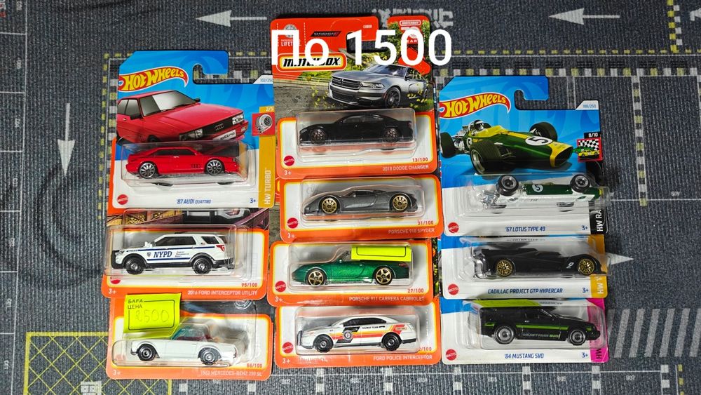 Продам hot wheels,tarmac,matchbox