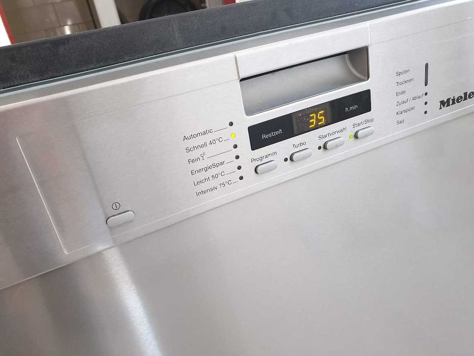 Инокс - Miele Съдомиялна - 14 Комплекта - Частично Вграждане - 60см