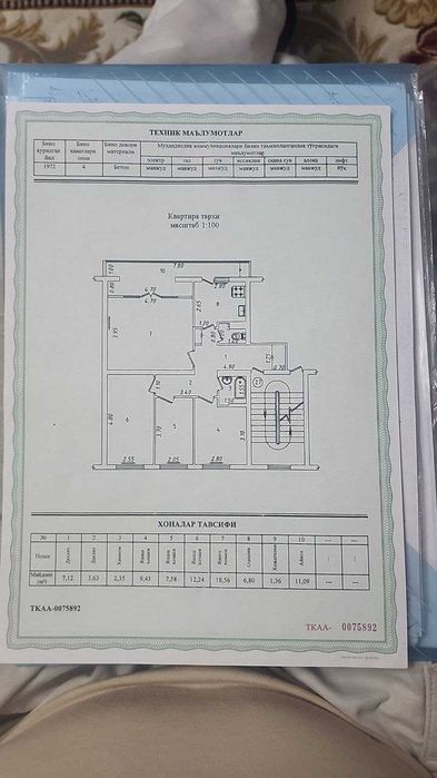 Продам квартиру 4 комнатная переделанная в 5 комнатную