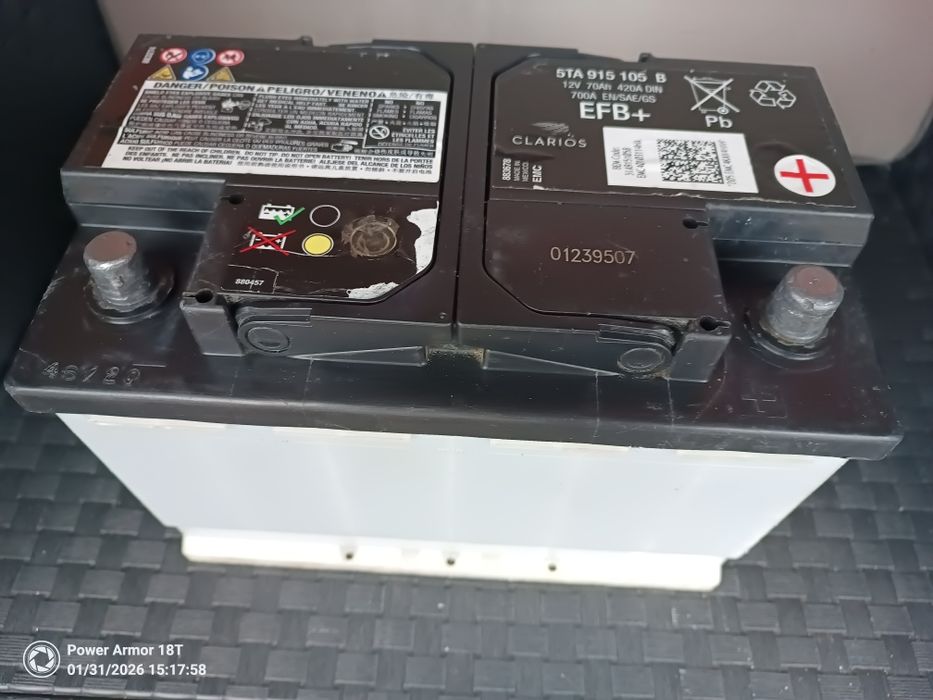 Accesorii și baterie Start Stop 12v, 70amp Clarios Mexic