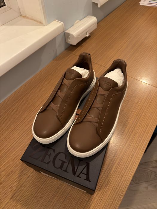Zegna triple stitch