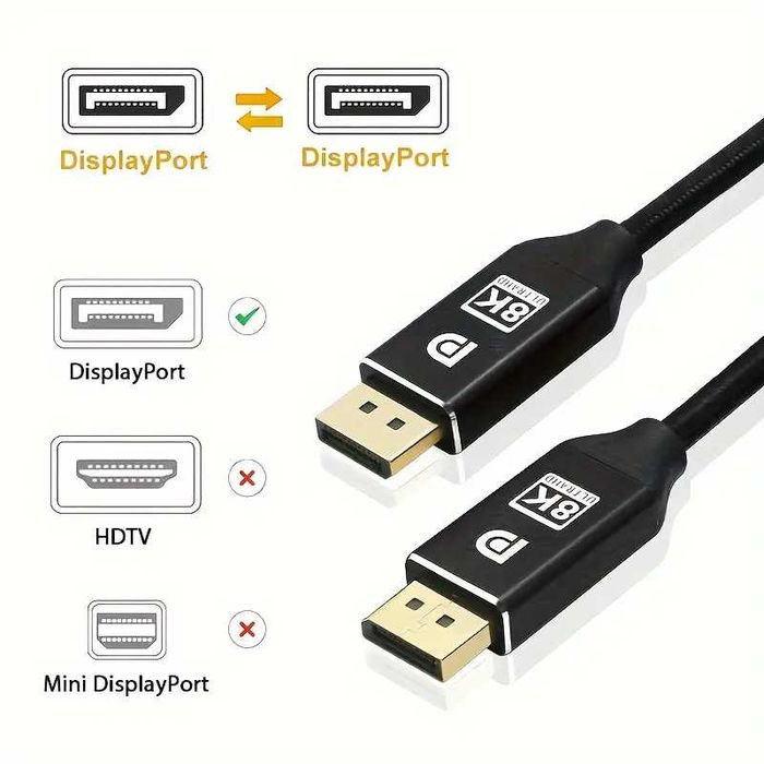 DP 1.4A / Professional DP 1.4A "FPS MAX" I-ZCLIVE* Cable Oxygen-pure*!