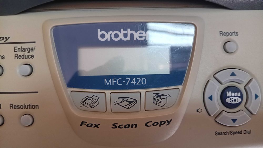 Отличен!!! Лазерен принтер, скенер и копир 3 в 1 Brother MFC7420