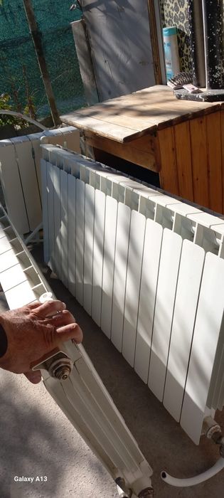 Печка с водна риза и алуминиеви радиатори