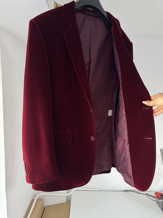 Sacou barbati visiniu velvet