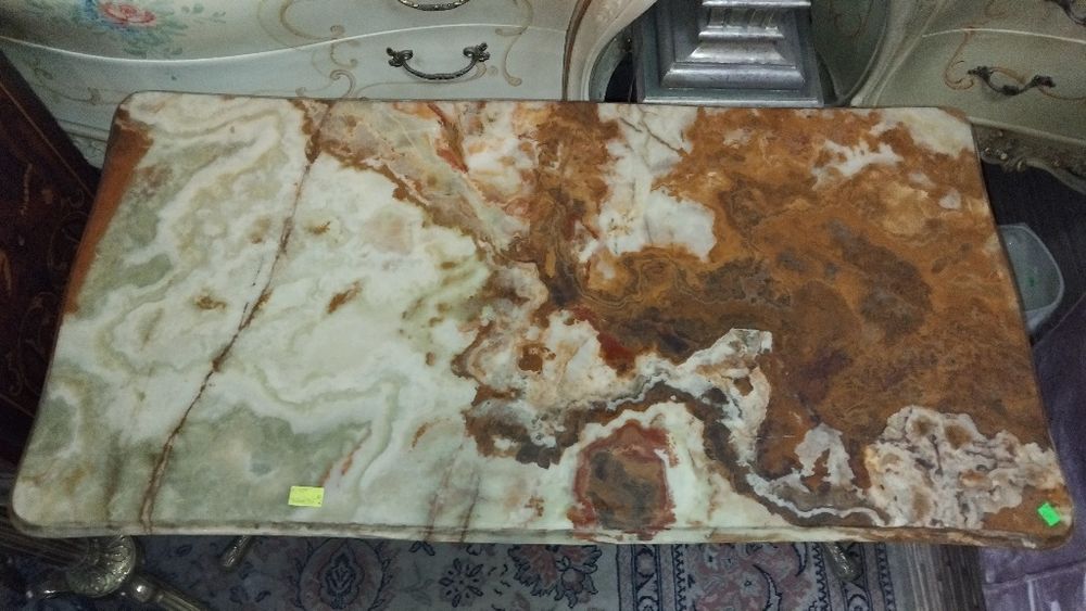 Холна маса мрамор и бронз