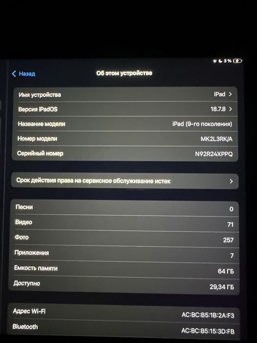 iPad 9-го поколения 2021г