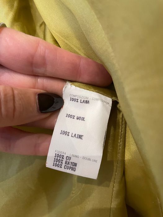 Sacou verde dama Gianni VERSACE 100% lână marime IT 44