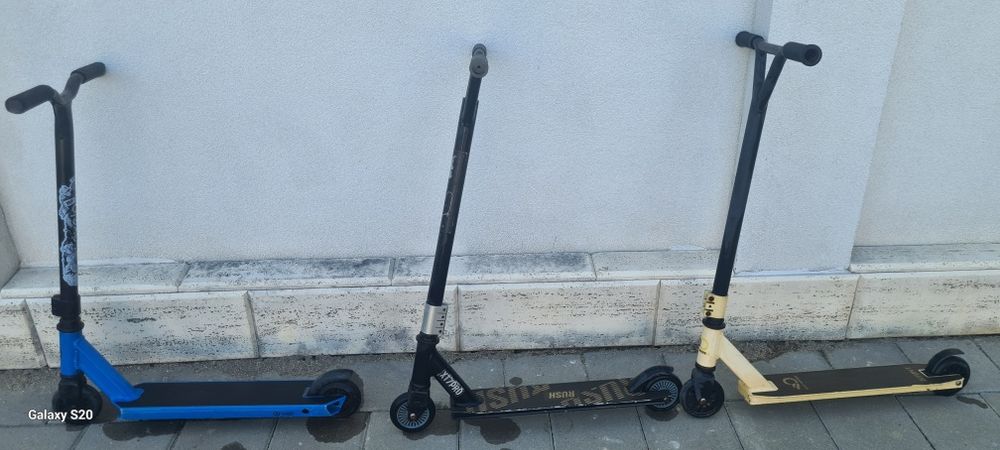 Vand trotinete si bicicleta