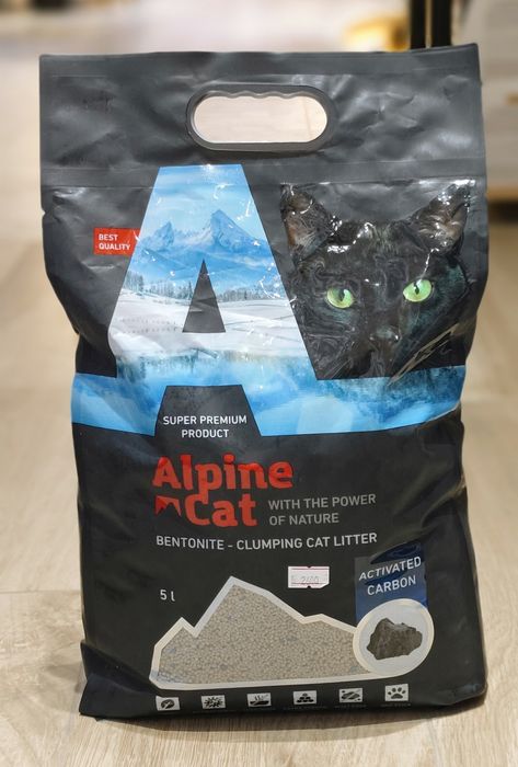 Alpine Cat бентонитовый комкующийся наполнитель