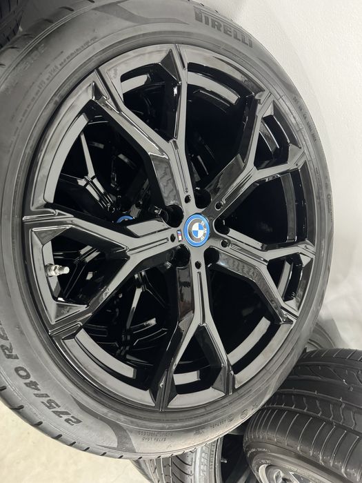 Jante Bmw X5 X6 R21 G05 G06 M741 Negru Originale Pirelli 2023