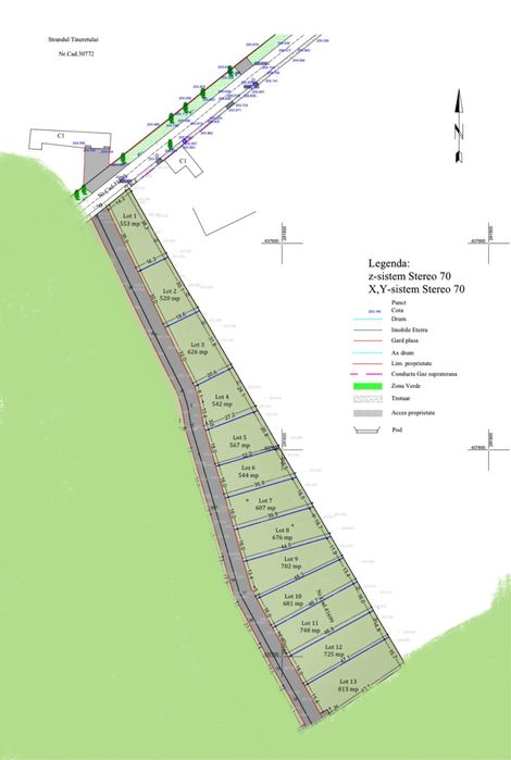 Loturi teren Strada Teiusului CARANSEBES
