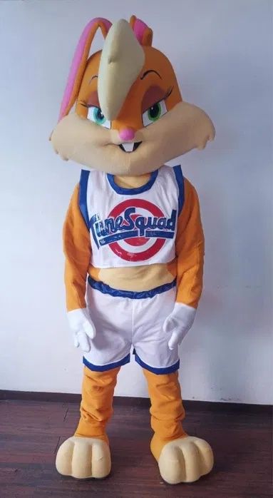 Costume Cosplay Mascote de Buggs Bunny, Daffy duck,si Lola bunny delux