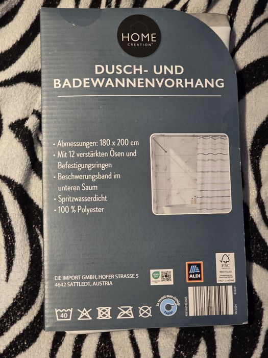 Завеса за баня [180 х 200 см]