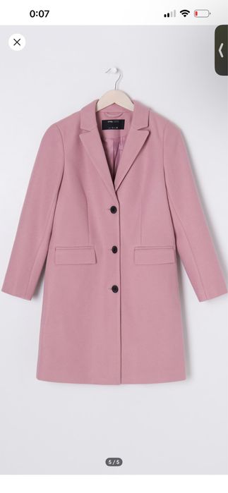 Палто в бебешко розово