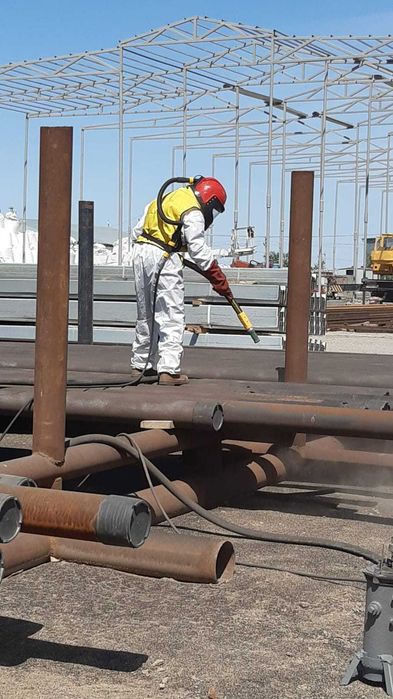 Услуги пескоструйной очистки,