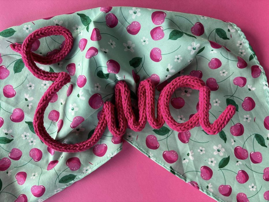 Плетени имена за декорация на детска стая