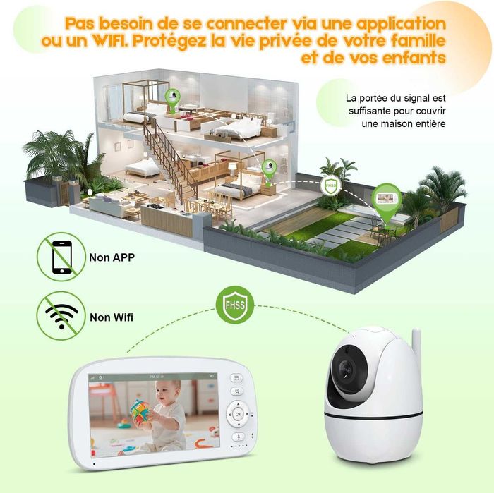Нов 5 инчов Бебефон с камера LEMFO 5" HD – 5000mAh батерия Без WiFi