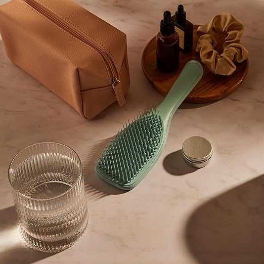 Плоска четка за всички видове коса Tangle Teezer Ultimate Detangler Fine & Fragile Dark Teal