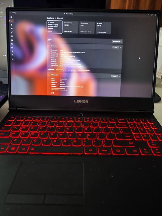 Laptop Gaming Lenovo Legion Y7000 / i5 9th Gen / GTX 1650 / Cutie Originală