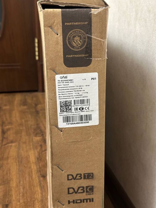 Новый Artel A32NHCH001 32" Smart TV Android | Запечатанный | Гарантия