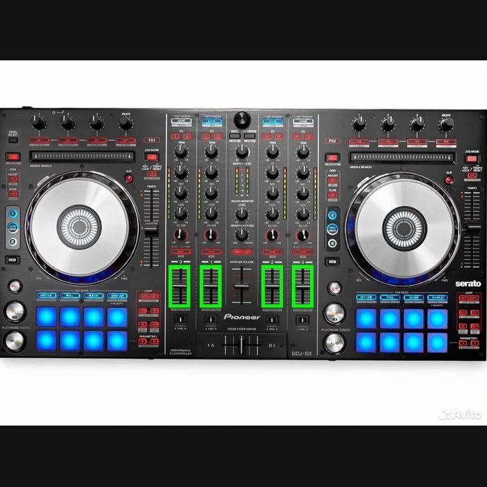 Фейдер pioneer ddj sx sr