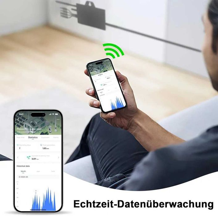 Нов Соларен микро инвертор E-POLAR 800W IP67 с WiFi и мобилно приложение