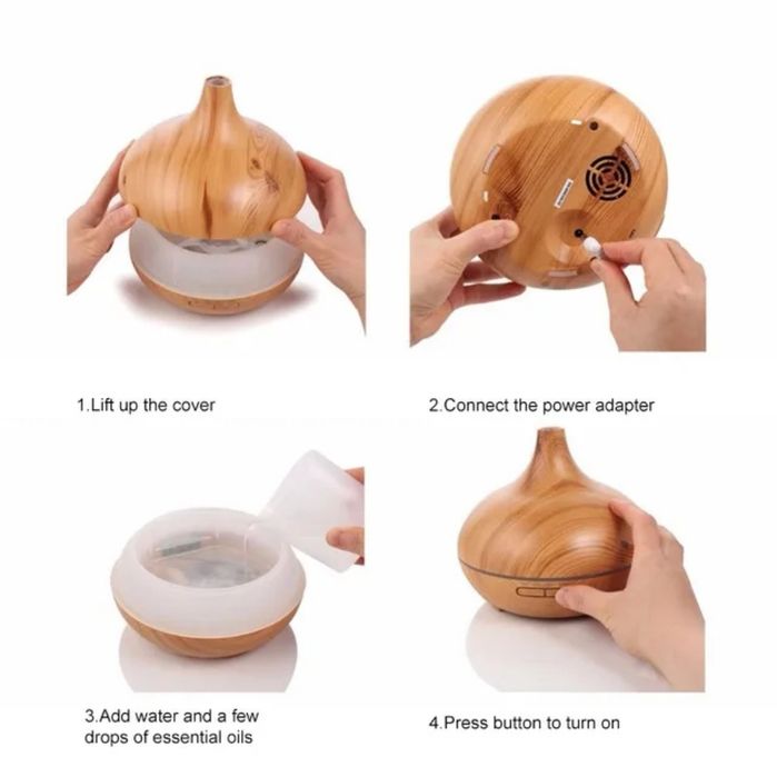 Umidificator,aromaterapie,purificator de aer